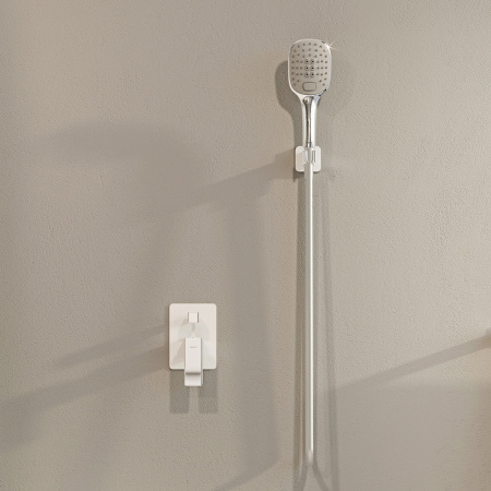 Лейка душевая OMNIRES DAVIS, хром/белый, 3 режима - КонтурТерм