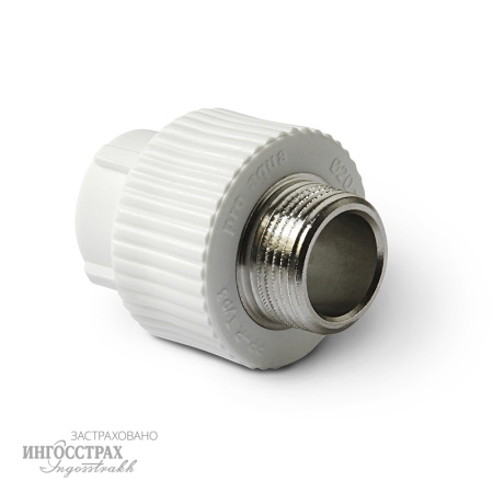 Муфта с резьбой полипропиленовая Berke д 20 х 1/2" РН - КонтурТерм
