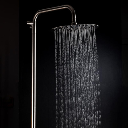 Система душевая со смесителем для ванны Gappo G99-30, сатин - КонтурТерм