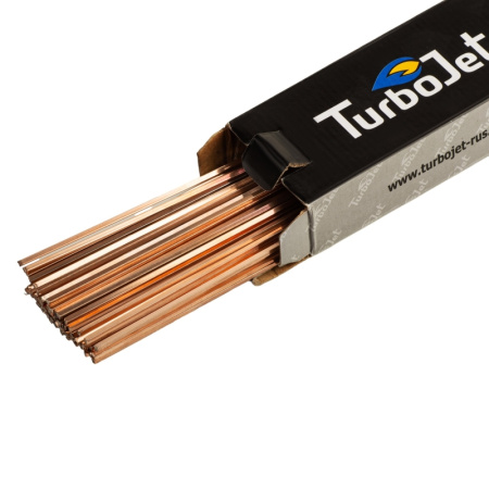 Припой твердый медный 2х2х500 мм CuP93P7 (1кг = 64 шт) TurboJet - КонтурТерм