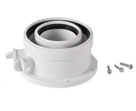 Адаптер дымоходный для конденсационных котлов д.60/100 мм KRATS - КонтурТерм